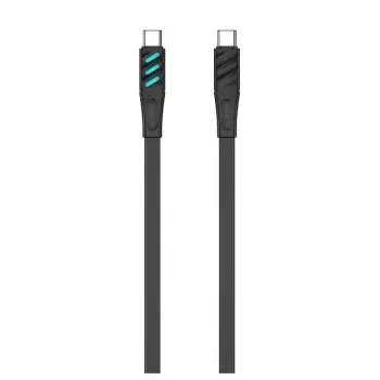 Cable de carga Havit CB6254 USB Type-C a USB Type-C 1 m negro