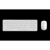 Conjunto de teclado y ratón RAPOO 9310M — teclado inalámbrico de tamaño completo (RF + Bluetooth), blanco, ratón incluido