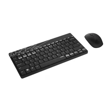 Conjunto de teclado y ratón Rapoo 8000M universal Bluetooth QWERTZ alemán negro