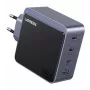Cargador de pared UGREEN X570 140W cargador rápido GaN de 4 puertos EU – 4 conexiones USB-C/USB-A, tecnología GaN, 140W máx.