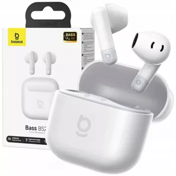 Auriculares in-ear inalámbricos Baseus Bass BS2 Lite TWS — blanco
