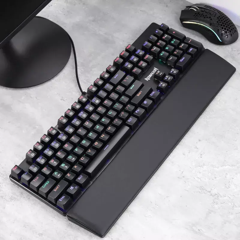 Reposamuñecas REDRAGON METEOR S piel sintética espuma viscoelástica negro