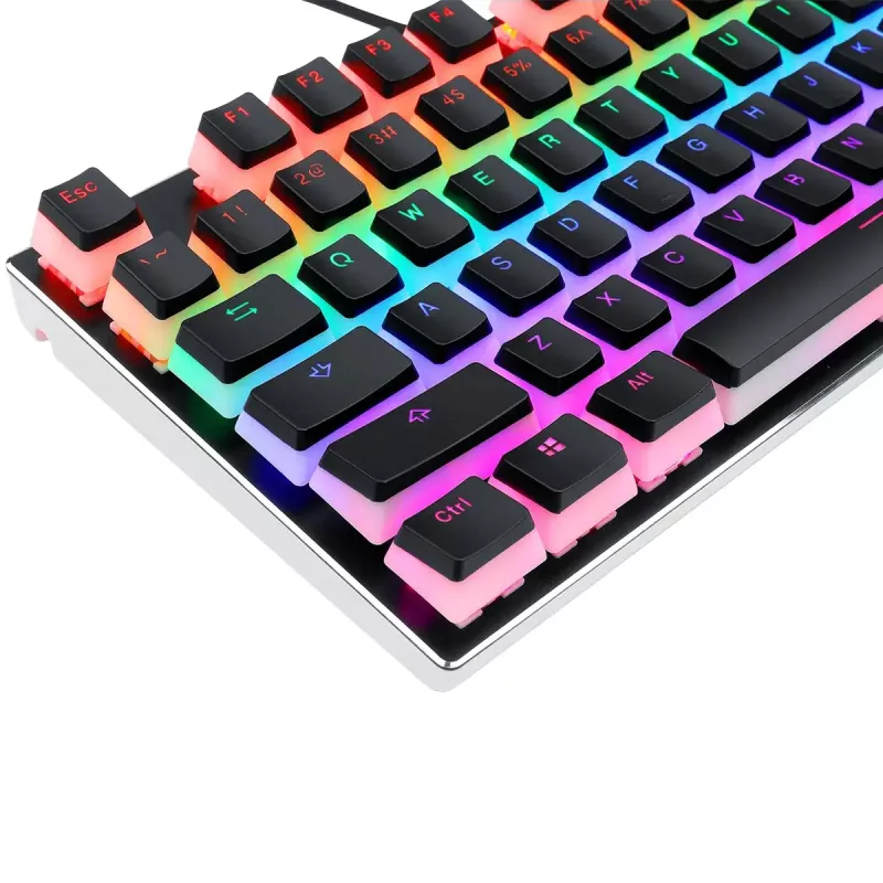 Set de teclas mecánicas REDRAGON A130 PBT Doubleshot — negro