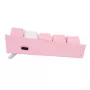 Teclado mecánico REDRAGON K617-Fizz RGB – USB con cable, rosa/blanco, cable de 1,5 m
