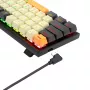 Teclado REDRAGON K633CGO-RGB Ryze Mechanical Wired USB negro blanco