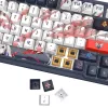 Teclado mecánico REDRAGON K686AK-RGB-PRO — RF Wireless + USB, Navy White, cable de 1,5 m