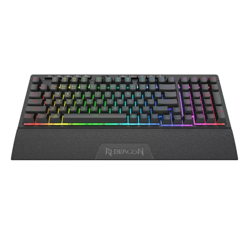 Teclado REDRAGON K515-RGB SHIVA 98 USB negro membrana con cable