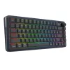 Teclado mecánico REDRAGON K708-RGB-PRO con USB, RF Wireless y Bluetooth, cable de 1,5 m, negro, 0,76 kg