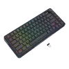 Teclado mecánico REDRAGON K708-RGB-PRO con USB, RF Wireless y Bluetooth, cable de 1,5 m, negro, 0,76 kg