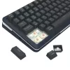Teclado mecánico REDRAGON K708-RGB-PRO con USB, RF Wireless y Bluetooth, cable de 1,5 m, negro, 0,76 kg