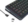 Teclado mecánico REDRAGON K708-RGB-PRO con USB, RF Wireless y Bluetooth, cable de 1,5 m, negro, 0,76 kg