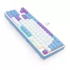 Teclado mecánico REDRAGON K707WBP-RGB-PRO con cable USB azul blanco