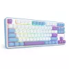 Teclado mecánico REDRAGON K707WBP-RGB-PRO con cable USB azul blanco