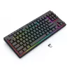 Teclado REDRAGON K516RGB-PRO SHIVA PRO 87 USB RF Wireless Bluetooth negro