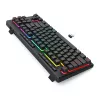 Teclado REDRAGON K516RGB-PRO SHIVA PRO 87 USB RF Wireless Bluetooth negro
