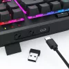 Teclado REDRAGON K516RGB-PRO SHIVA PRO 87 USB RF Wireless Bluetooth negro