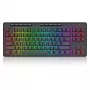 Teclado REDRAGON K516RGB-PRO SHIVA PRO 87 USB RF Wireless Bluetooth negro