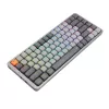 Teclado mecánico REDRAGON K652GG-RGB-PRO con cable inalámbrico Bluetooth gris