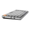 Teclado mecánico REDRAGON K652GG-RGB-PRO con cable inalámbrico Bluetooth gris
