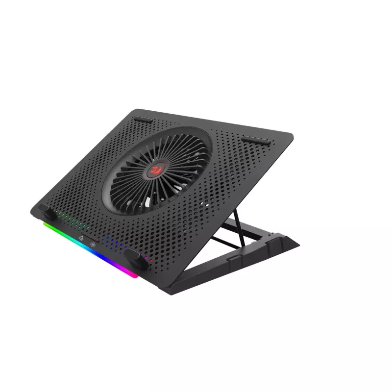 Base refrigeradora para portátil REDRAGON GCP500 Ivy diseño ergonómico 5 ventiladores