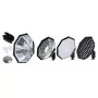 Kit Godox AD-S7 accesorio para flash de estudio fotográfico 48 cm negro plata blanco