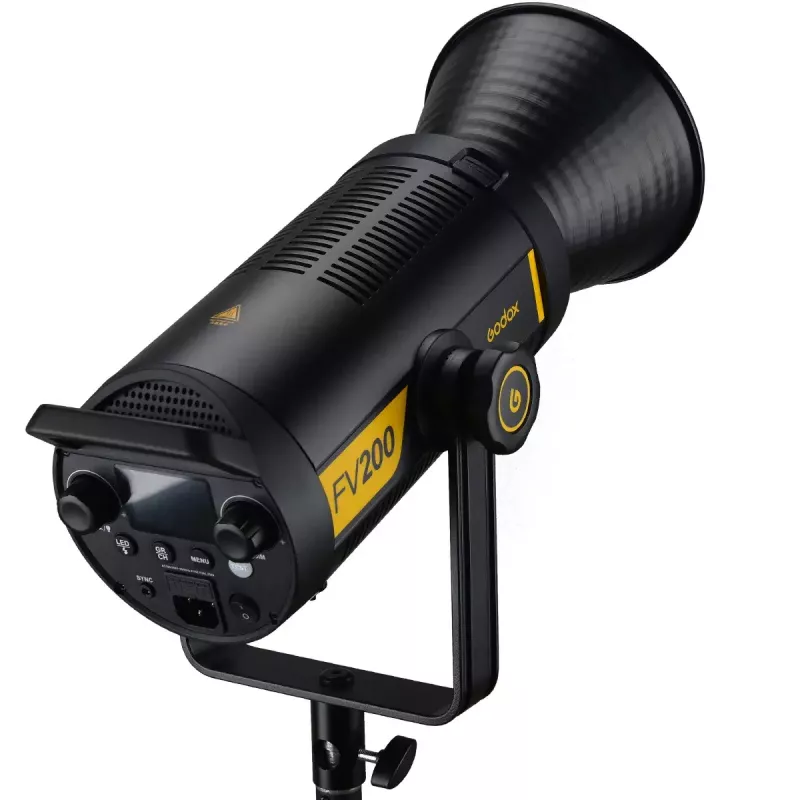Flash de estudio fotográfico Godox FV200 1/8000 s negro
