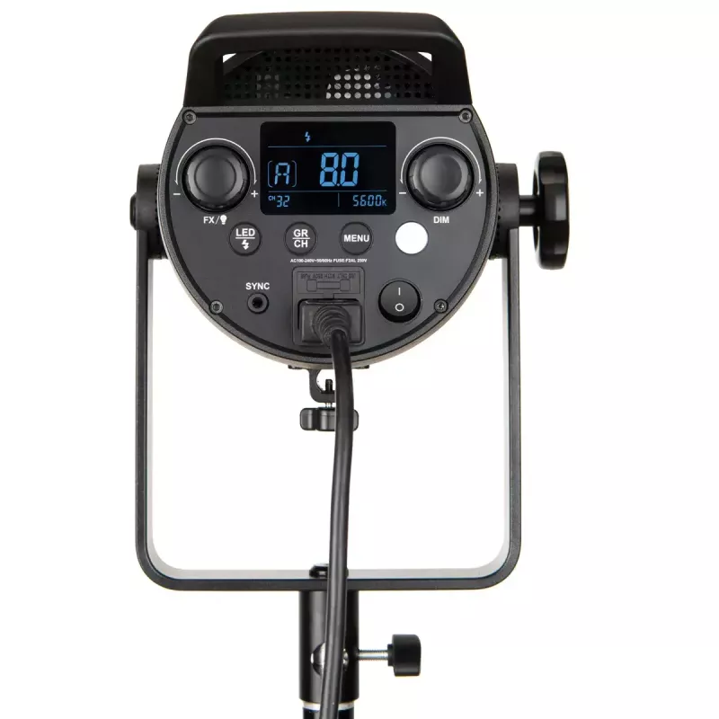 Flash de estudio fotográfico Godox FV200 1/8000 s negro