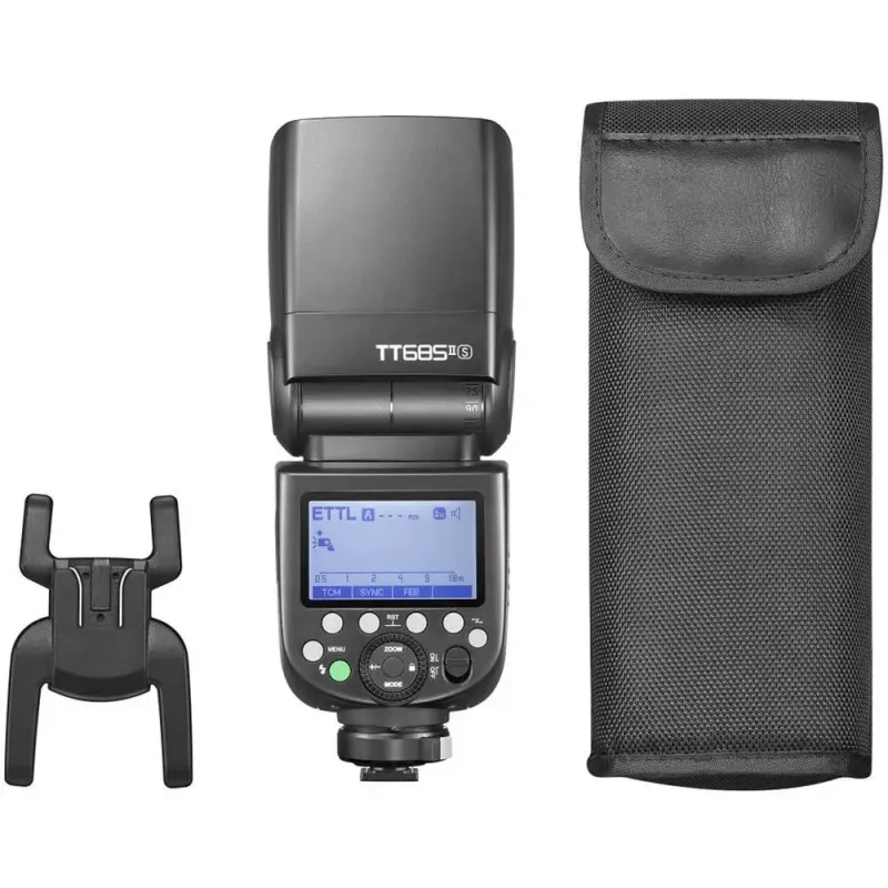Flash para videocámara Godox TT685 II negro 20000 s de reciclaje pila AA