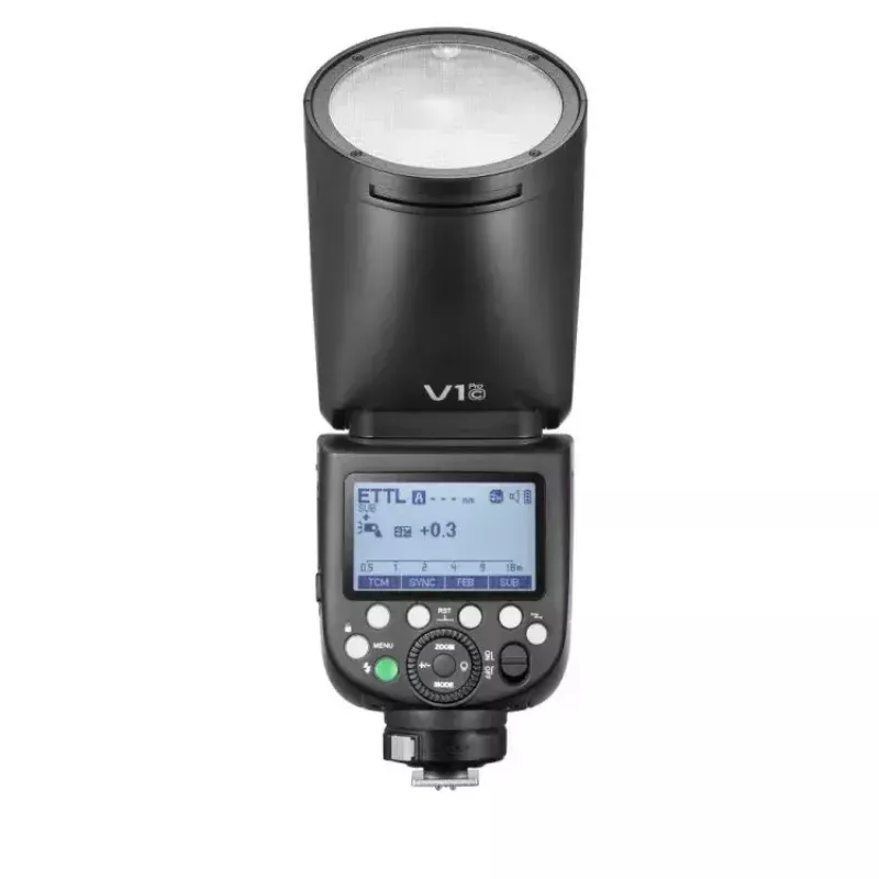 Flash para videocámara Godox V1Pro negro 1,5 s de carga