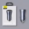 Cargador de coche Baseus TZCCJD-0G 40W gris oscuro — fuente de alimentación USB para vehículo, salida 40W