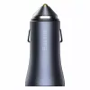 Cargador de coche Baseus TZCCJD-0G 40W gris oscuro — fuente de alimentación USB para vehículo, salida 40W