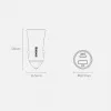 Cargador de coche Baseus TZCCJD-0G 40W gris oscuro — fuente de alimentación USB para vehículo, salida 40W