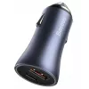 Cargador de coche Baseus TZCCJD-0G 40W gris oscuro — fuente de alimentación USB para vehículo, salida 40W