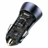 Cargador de coche Baseus TZCCJD-0G 40W gris oscuro — fuente de alimentación USB para vehículo, salida 40W