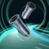 Cargador de coche Baseus TZCCJD-0G 40W gris oscuro — fuente de alimentación USB para vehículo, salida 40W