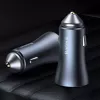 Cargador de coche Baseus TZCCJD-0G 40W gris oscuro — fuente de alimentación USB para vehículo, salida 40W