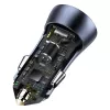Cargador de coche Baseus TZCCJD-0G 40W gris oscuro — fuente de alimentación USB para vehículo, salida 40W