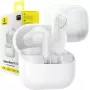 Auriculares in-ear TWS Baseus Bass BP1 NC — cancelación activa de ruido, blanco