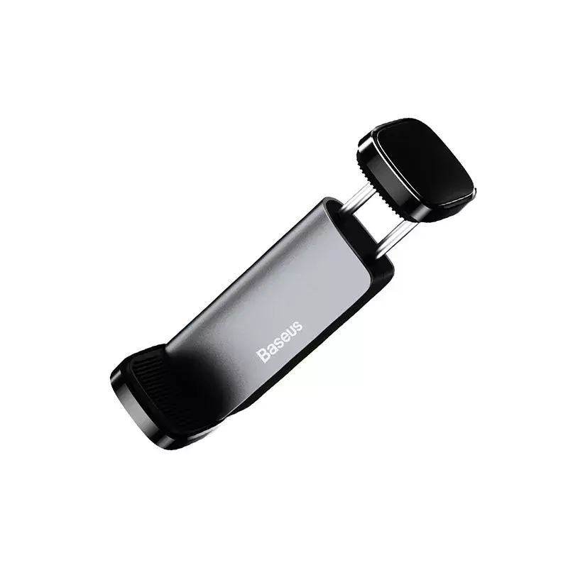 Soporte activo Baseus Steel Cannon para teléfono móvil negro plata