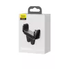 Soporte activo Baseus Steel Cannon para teléfono móvil negro plata