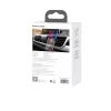 Soporte activo Baseus Steel Cannon para teléfono móvil negro plata