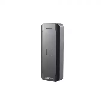 Lector de control de accesos Hikvision DS-K1802E, negro, DC 0–12 V, máx. 0,15 A, 115,9×43,3×17 mm