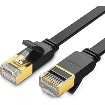 Cable Ethernet UGREEN NW106 Cat.7 STP RJ45 plano 3 m (negro)