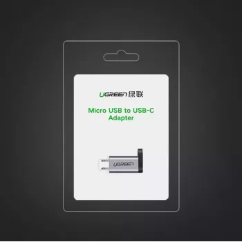 UGREEN adaptador de USB-C a micro USB, gris