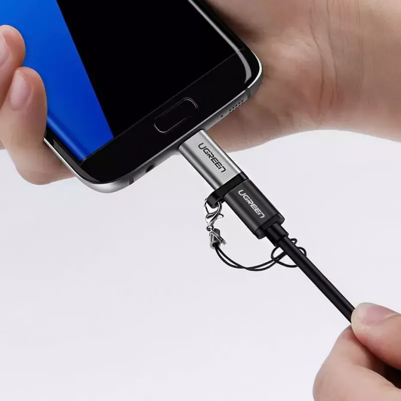 UGREEN adaptador de USB-C a micro USB, gris