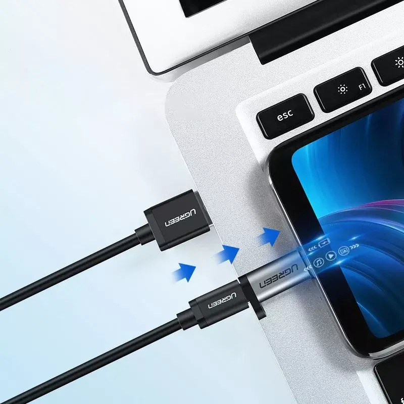UGREEN adaptador de USB-C a micro USB, gris