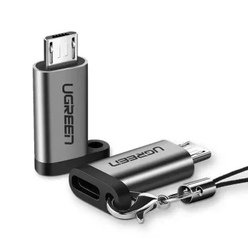 UGREEN adaptador de USB-C a micro USB, gris