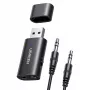 Adaptador de audio Bluetooth UGREEN UGR1207BLK Bluetooth 5.1 con salida AUX de 3,5 mm