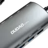 Dock para portátil DUDAO A15PRO con cable USB 3.2 Gen 1 Type-A Type-C gris