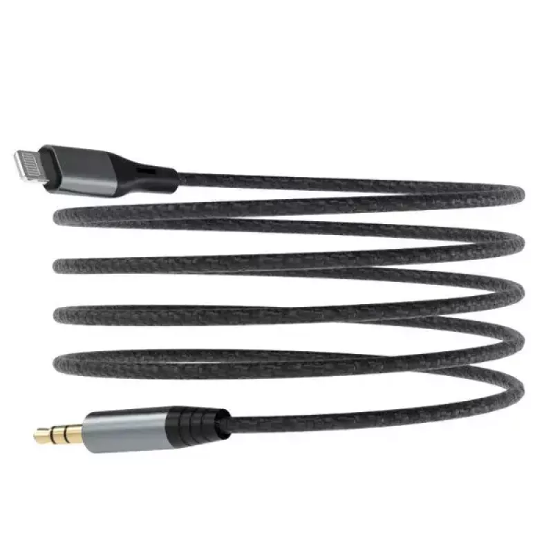 Cable de audio DUDAO Lightning - minijack 3,5 mm, 1 m, gris L11PRO